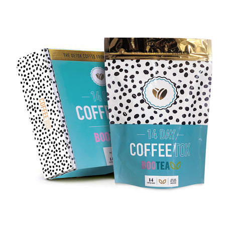 detox coffee box and pouch